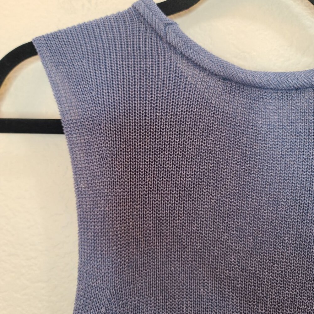 Harve Benard Sweater Womens Small Purple Tunic Sleeveless Longline Casual Ladies - Picture 11 of 12